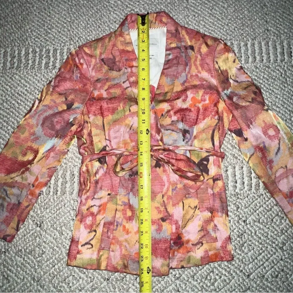 Banana Republic Floral Watercolor Blazer Jacket - Sz 2